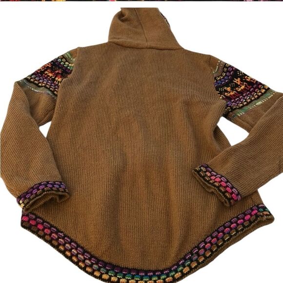 Alpaca knit, cardigans hoodie size small from Peru - Picture 2 of 10